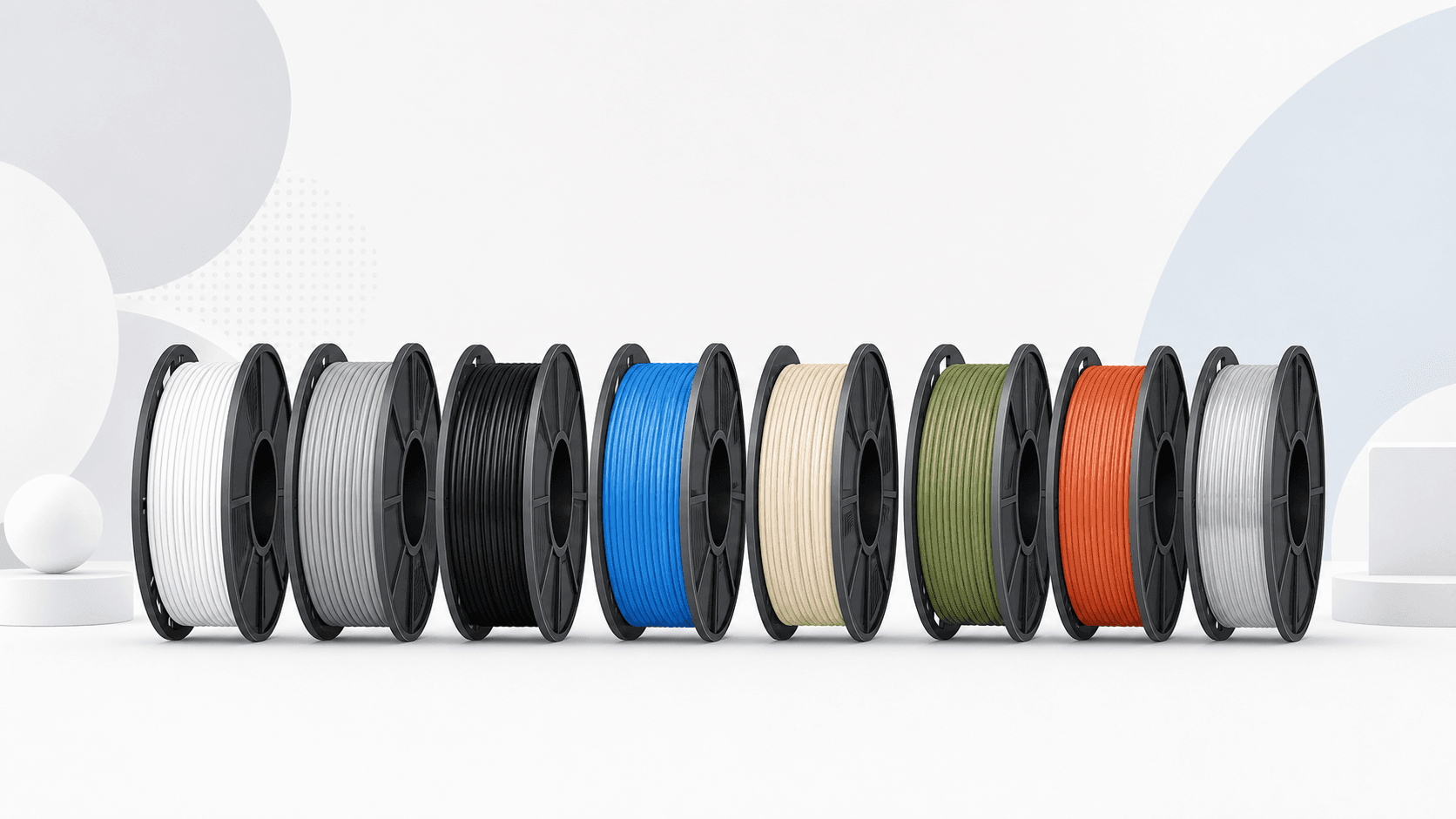 PLA·PETG·ABS·ASA·TPU 완벽 비교 — 용도별 FDM 필라멘트 고르는 법